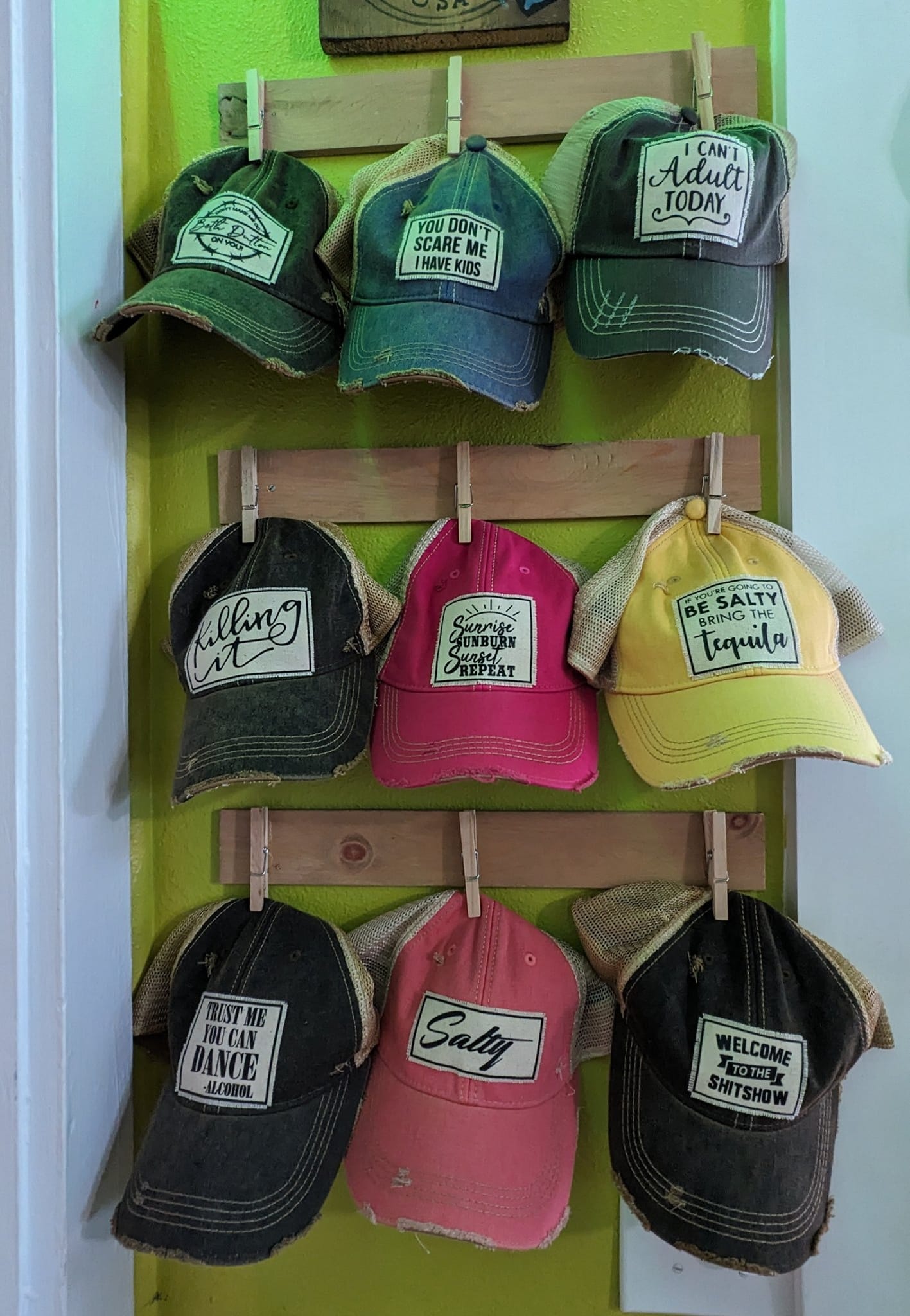 "Welcome To The Shit Show" Distressed Trucker Cap