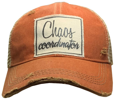"Chaos Coordinator" Distressed Trucker Cap