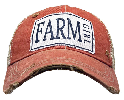 "Farm Girl"  Women's Trucker Baseball Cap