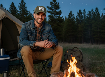 "Let's Get Toasted" Distressed Trucker Cap