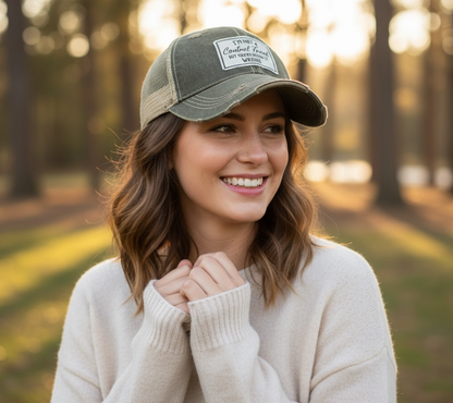 "I'm Not A Control Freak But You're Doing It Wrong" Distressed Trucker Cap