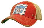 "A Little Country A Little Hood"  Distressed Trucker Cap