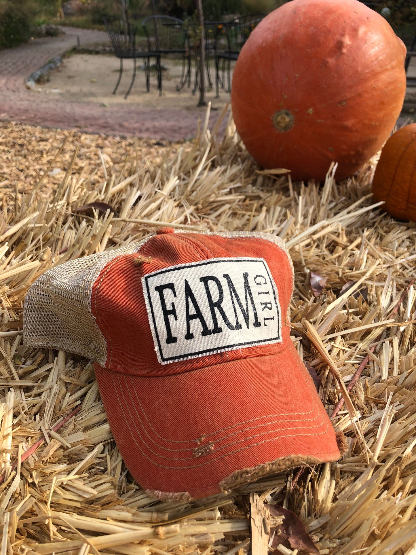 "Farm Girl"  Women's Trucker Baseball Cap