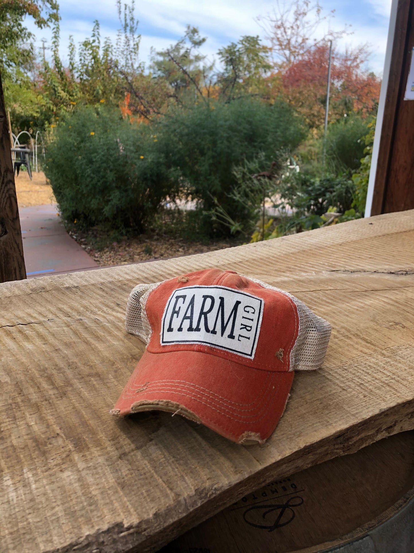 "Farm Girl"  Women's Trucker Baseball Cap