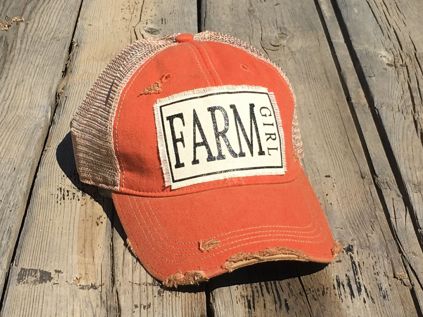 "Farm Girl"  Women's Trucker Baseball Cap
