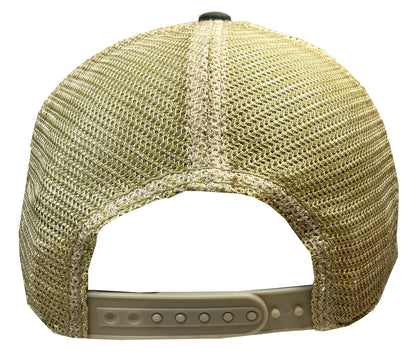 "Happy Camper" Distressed Trucker Cap