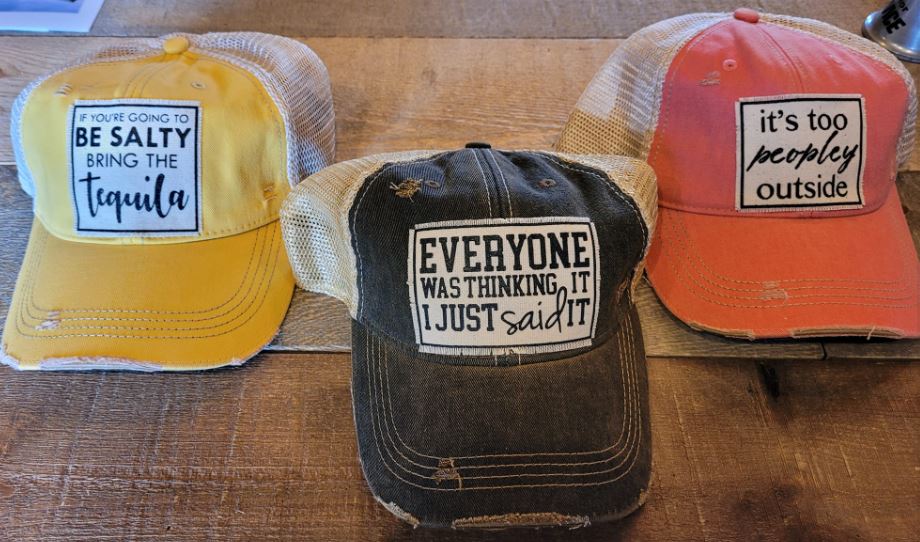 "If You're Going To Be Salty Bring The Tequila" Distressed Trucker Cap
