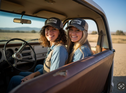 "Thelma" Distressed Trucker Cap
