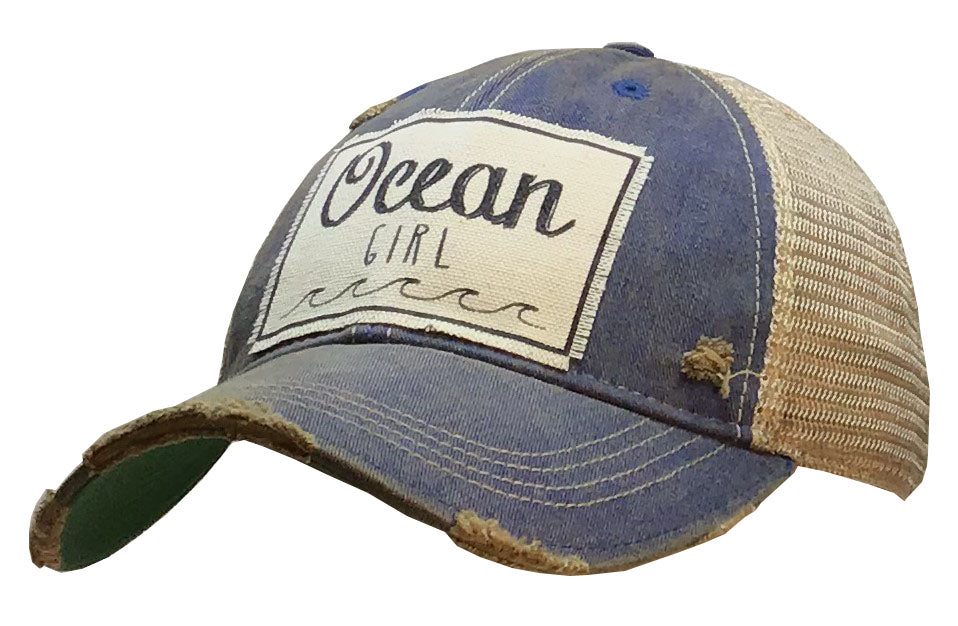 Womens distressed hot sale trucker hats