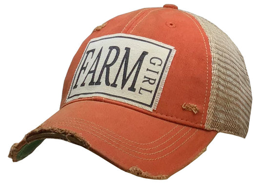 "Farm Girl"  Women's Trucker Baseball Cap