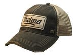 "Thelma" Distressed Trucker Cap